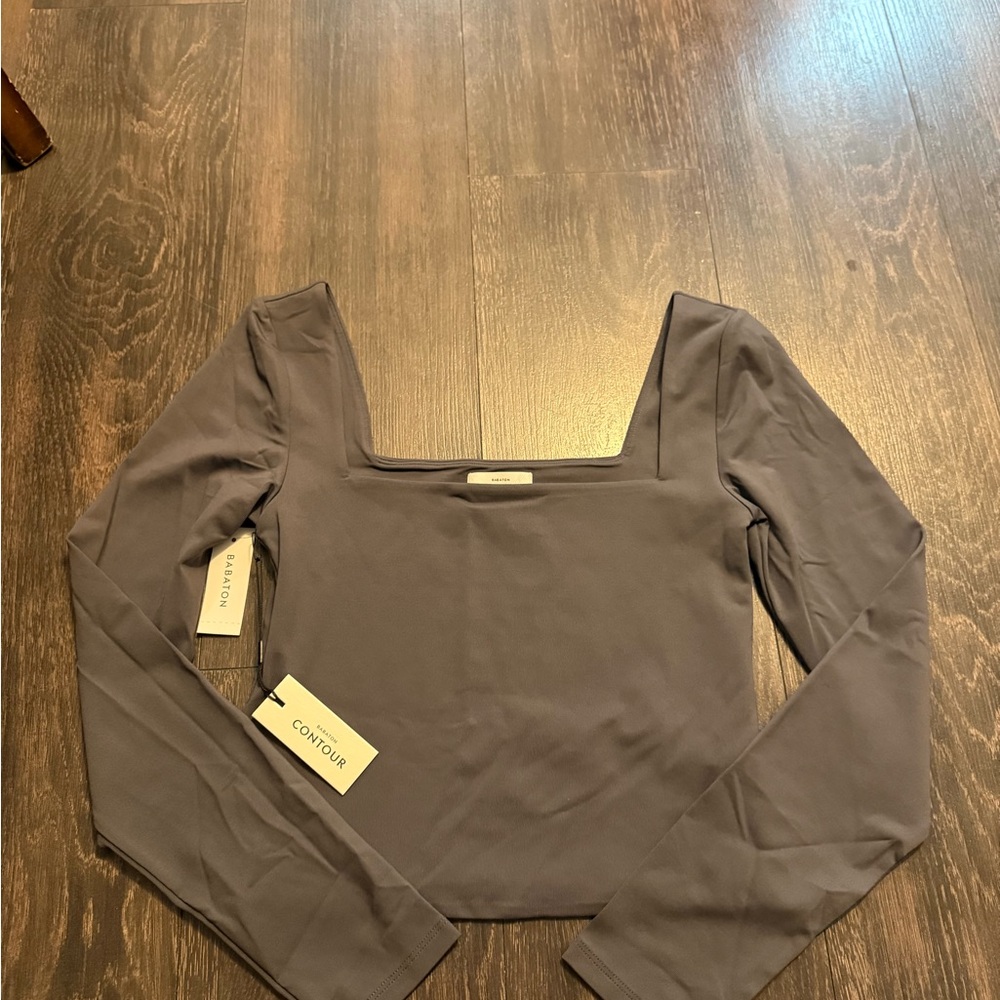 Babaton Charcoal Long Sleeve Tee
